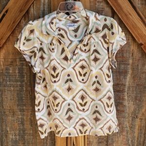 Caribbean Joe Blouse Top Large